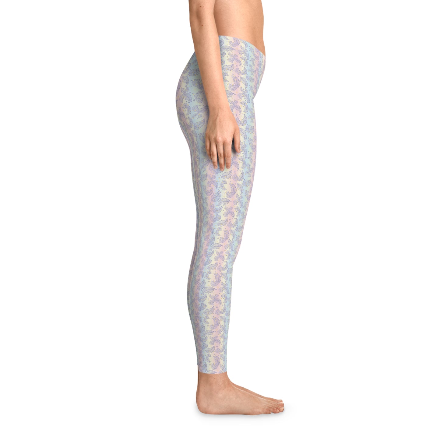 Leggings con estampado floral