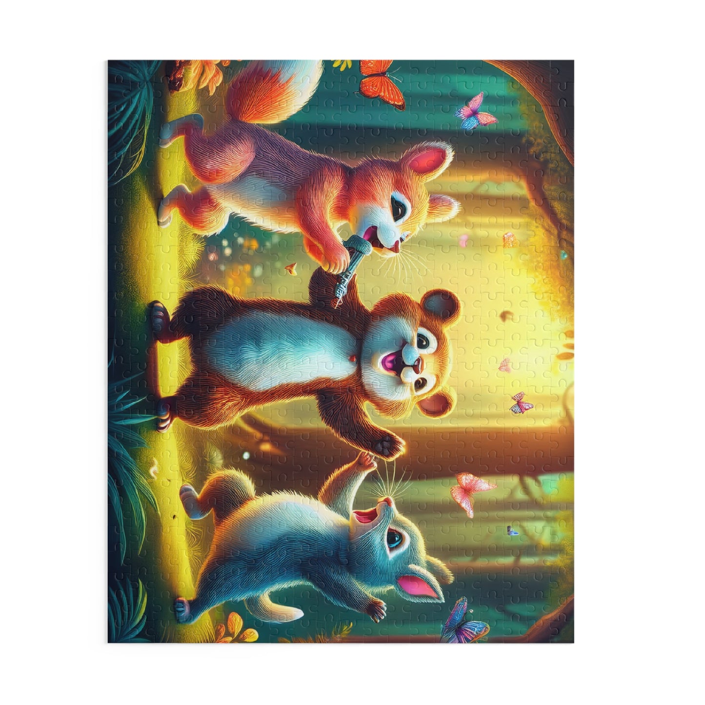 Funny Animals Puzzle 500-Chipboard Pieces in Box | Kids Puzzles Size: 16" x 20",  Ages 9+ and Family pn31
