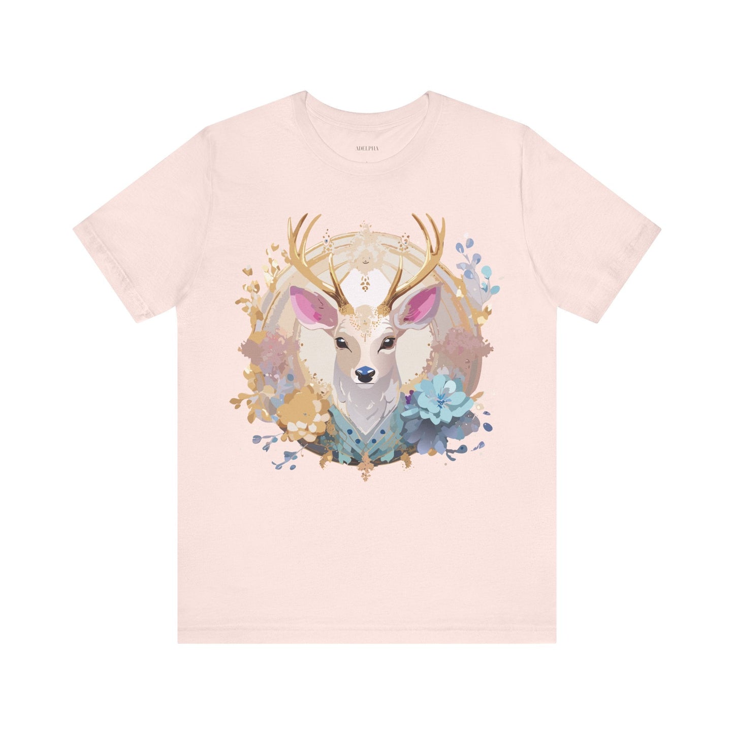 Medallion Graphic Unisex 100 Cotton Vintage Animal Medal Artwork Tee 68