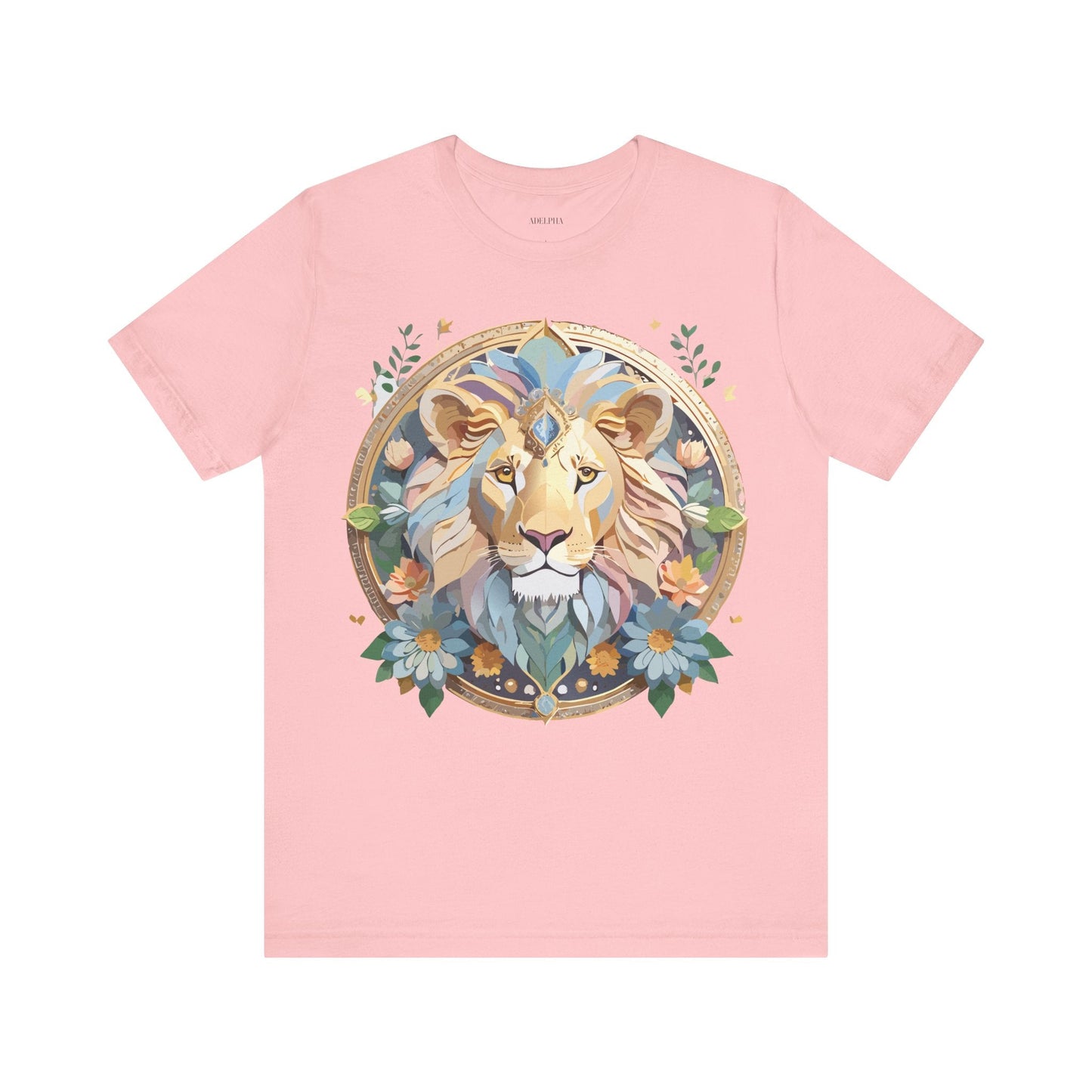 Medallion Graphic Unisex 100 Cotton Vintage Animal Medal Artwork Tee 3