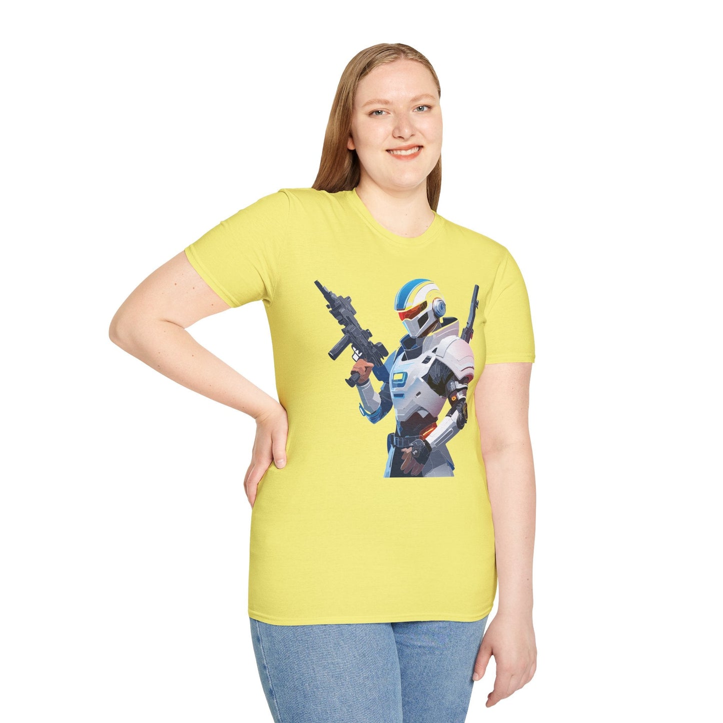 Robocop T Shirt Unisex Gildan Softstyle 64000 100 Percent Ring Spun Cotton Tee Premium