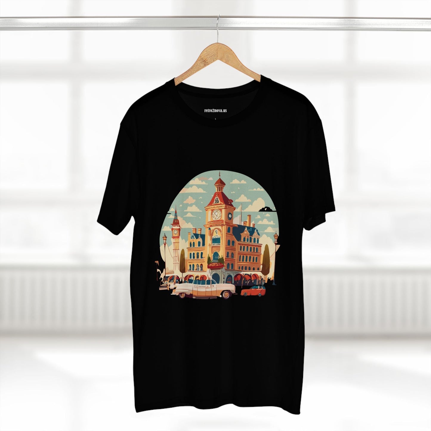 Retro Car Shirts Vintage Car Shirts RC3 Unisex Premium Cotton Tee with Original Car Artwork