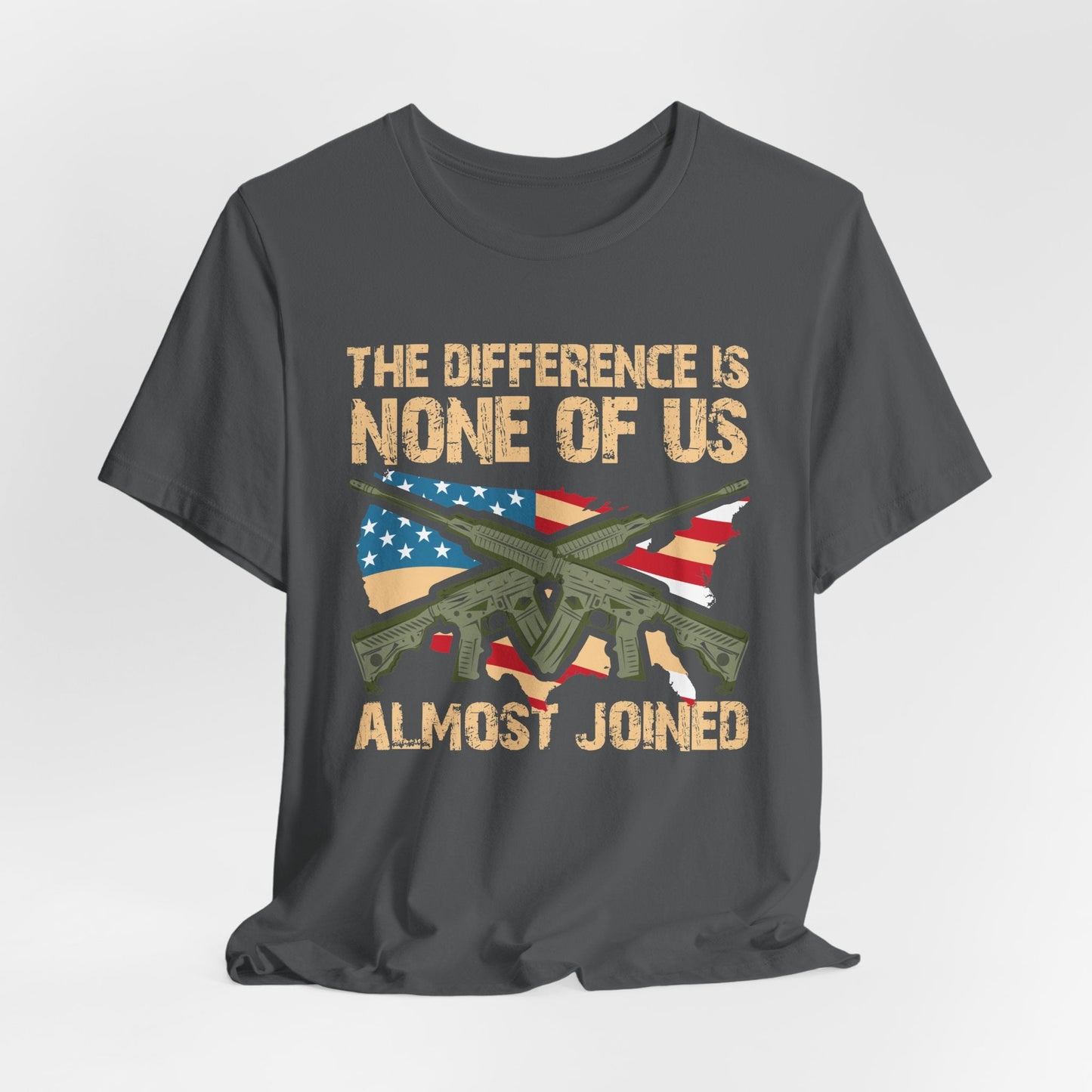 Army Veteran Patriotic Graphic Design Unisex Cotton T-Shirt v18