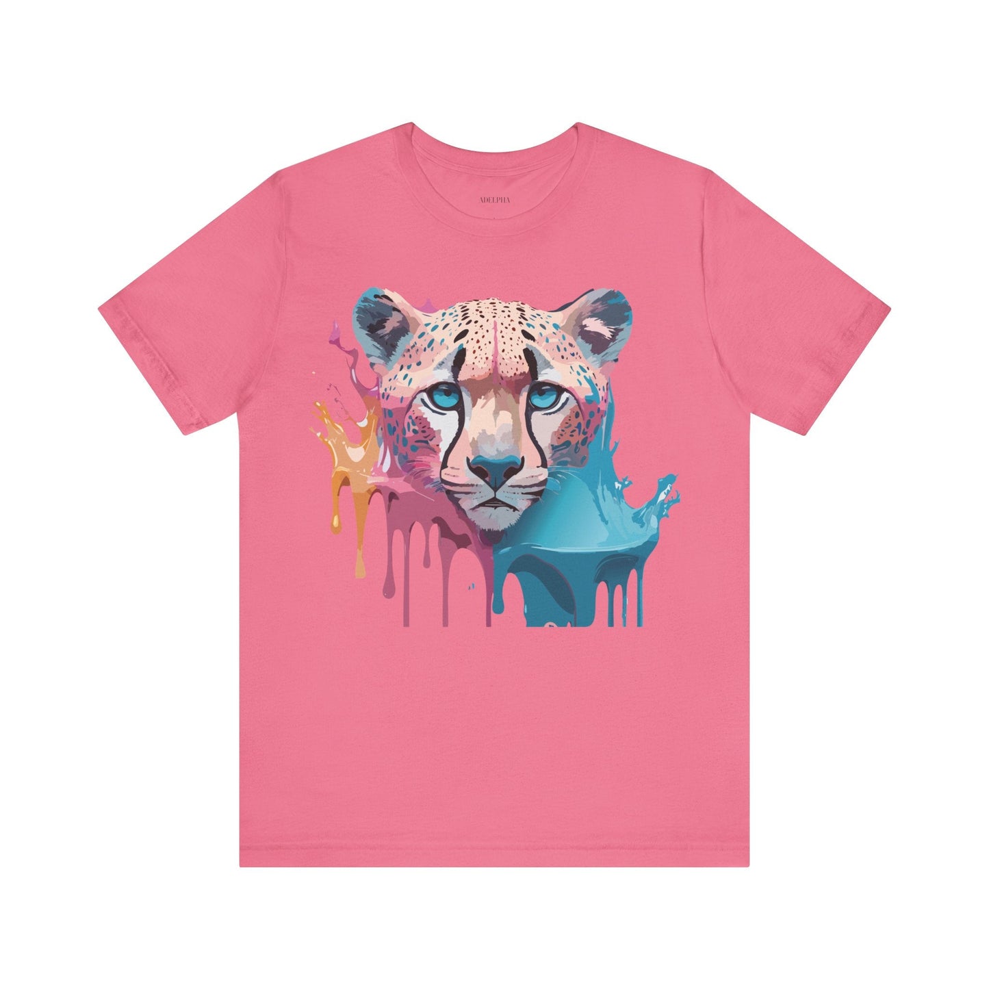 Cheetah Graphic Tee Unisex Jersey Short Sleeve Vintage Inspired Artwork Adelpha