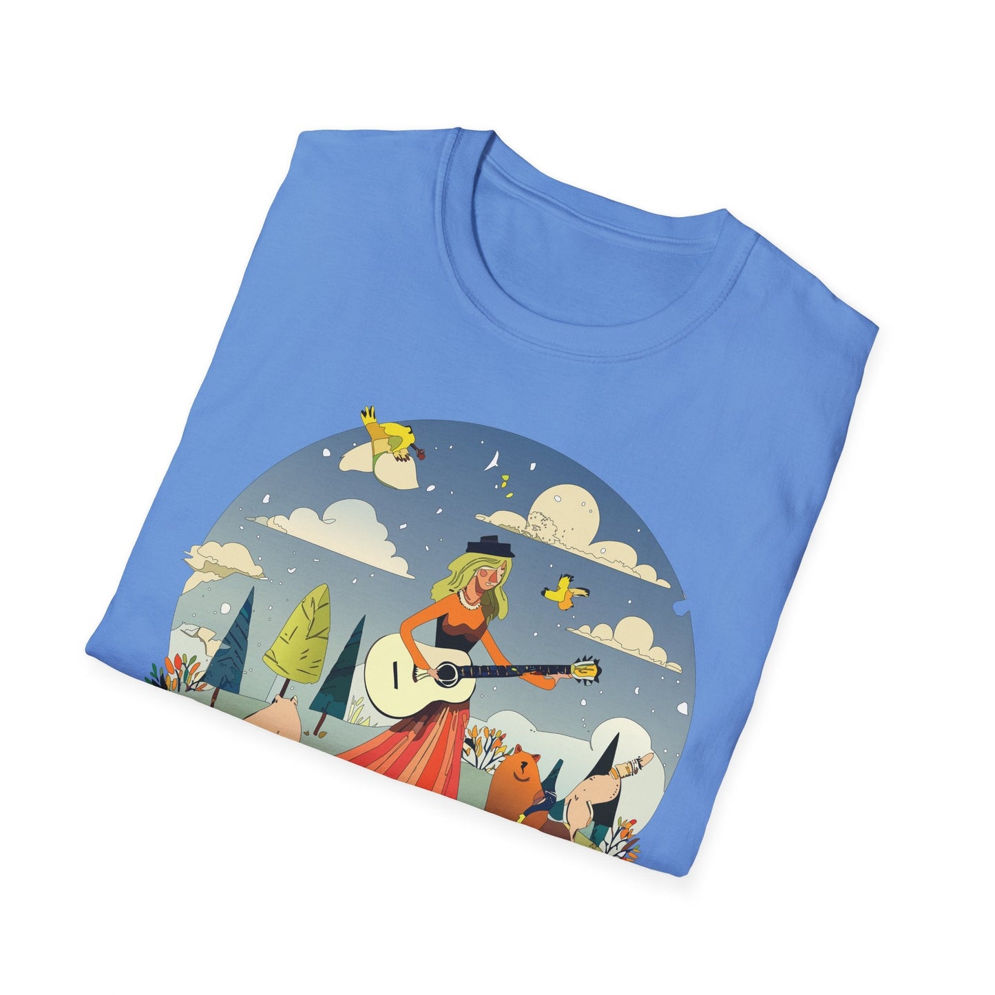 Womens Graphic T Shirt Art Design Tee Unisex SoftStyle Gildan 64000 100 Percent Cotton