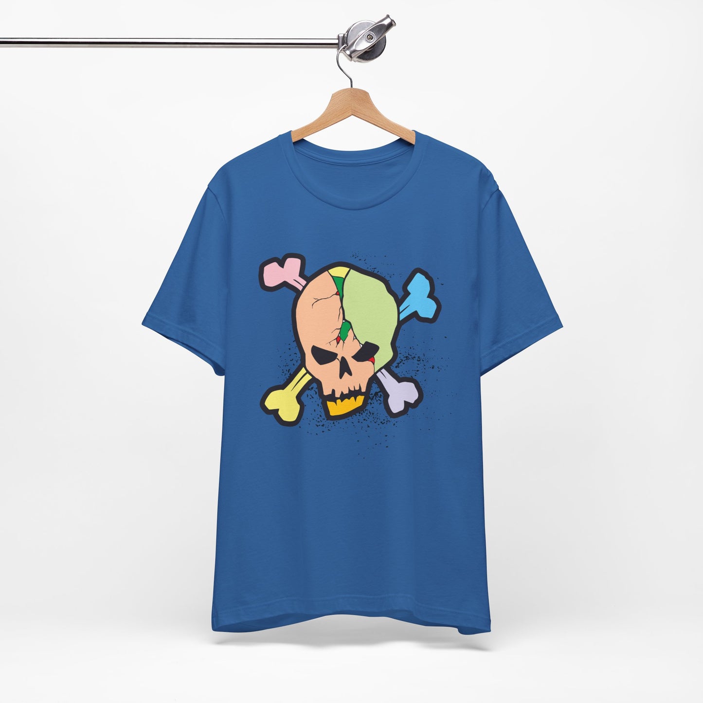 Multi Skull Graphic Design Tee, Skull Shirt, Vintage Tees, Art Design T-Shirt, Vintage Graphic Tee, Art Shirts with Skulls