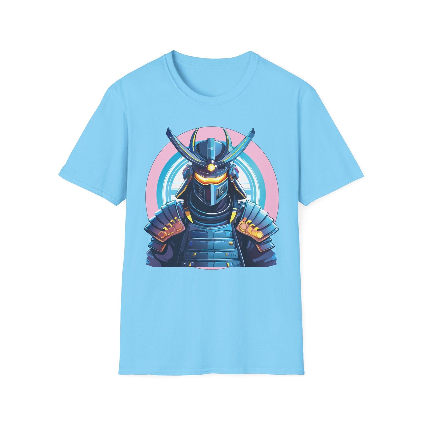 Samurai Shirt Unisex Gildan Softstyle 64000 Tee 100 Percent Ring Spun Cotton Breathable Lightweight