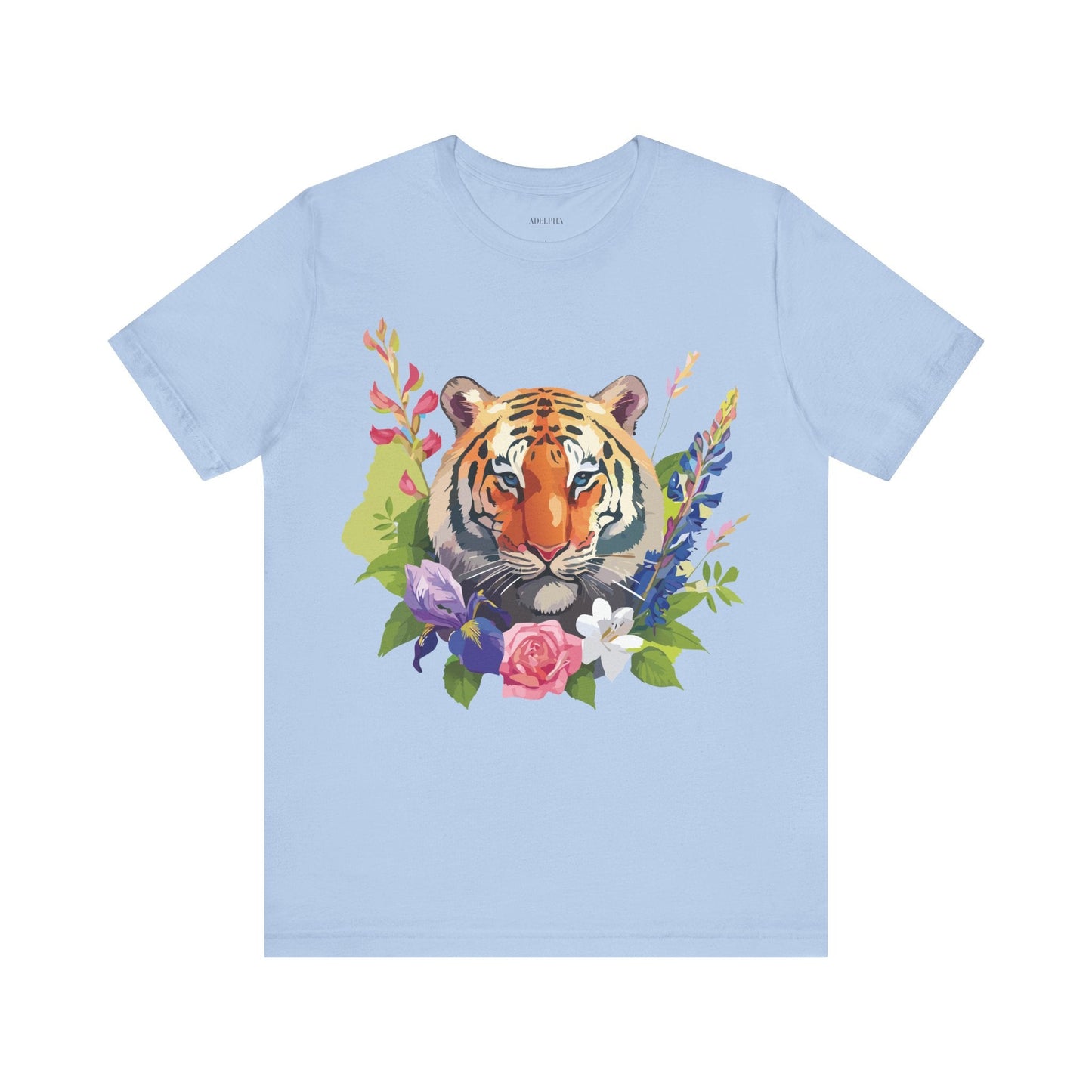 Tiger Shirt Unisex Jersey Short Sleeve Graphic Tee With Vintage Inspired Artwork From Adelpha