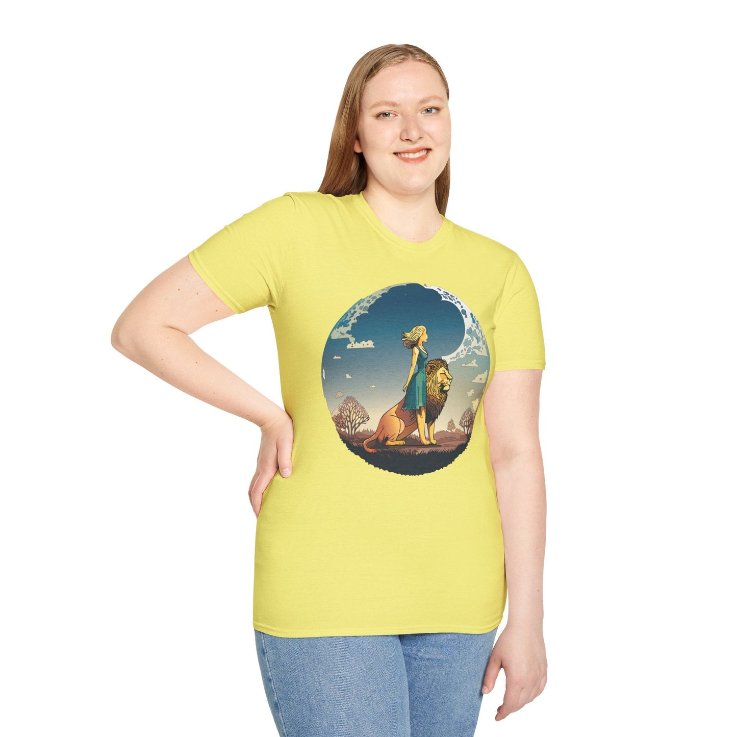 Womens Graphic T Shirt Art Design Tee Softstyle 64000 100 Percent Cotton Unisex Comfort