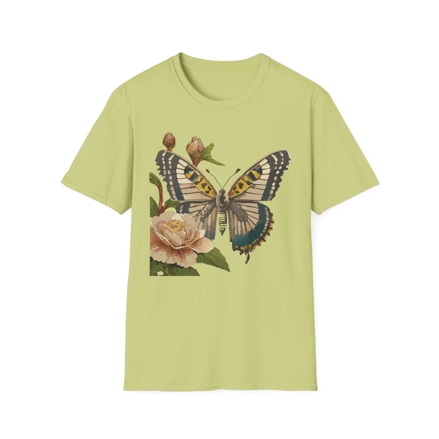 Butterfly Shirt Unisex T Shirt Monarch Butterfly Gildan Softstyle 64000 Cotton Tee