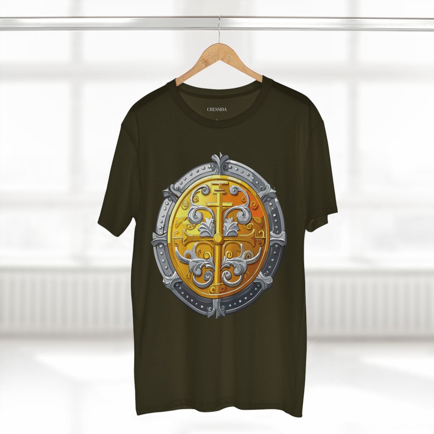 Antique Gold Coin Graphic Design T-Shirt Unisex 100 Cotton With Golden Print Artwork Tee 19