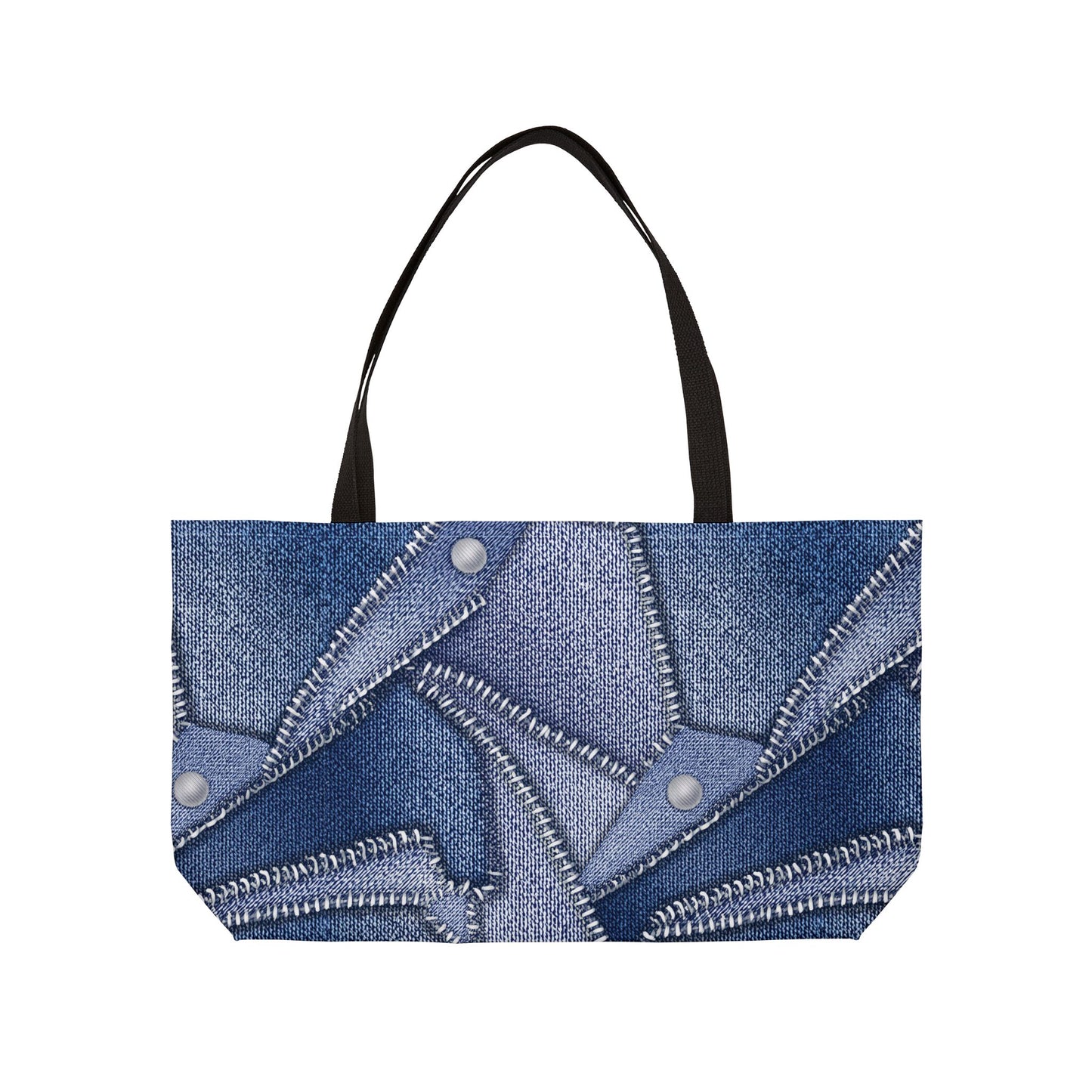 Denim Print Yoga Bag High-Quality 100% Spun Poly 24x13 Canvas Bag 88