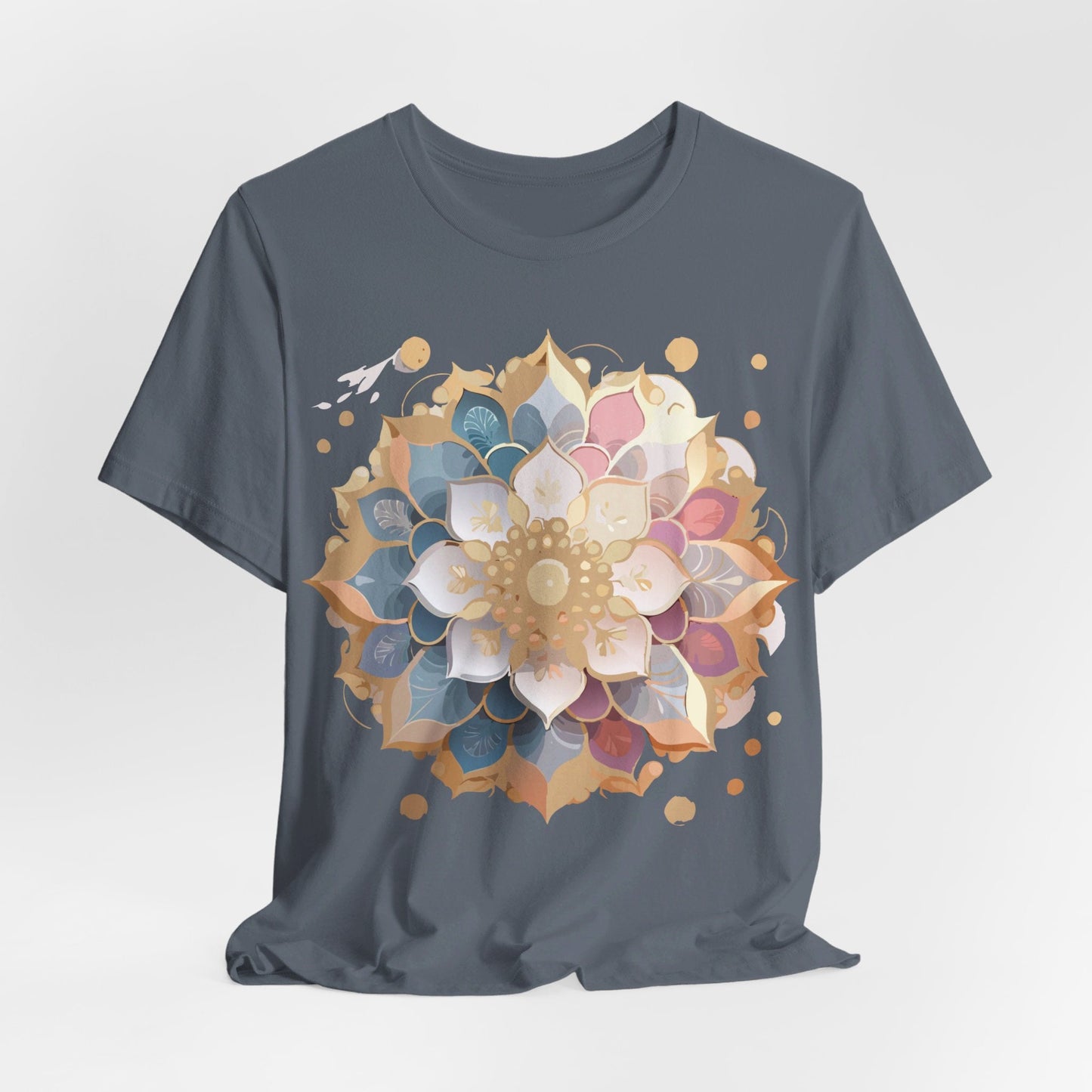 Mandala Graphic Tee Unisex Jersey Short Sleeve From Adelpha Vintage Inspired Artwork