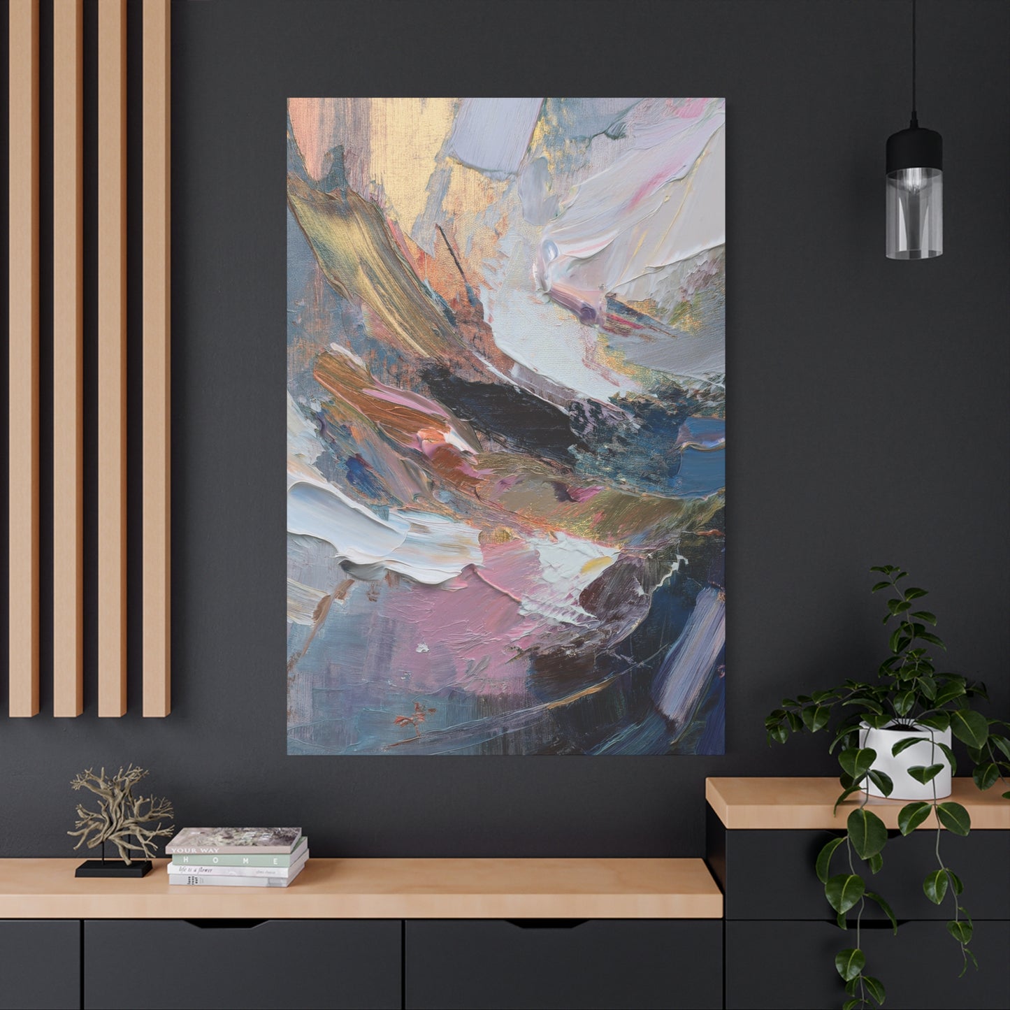 Abstract Oil Painting Print Canvas 20x24,20x30,24x30 24x32,24x36,30x40 32x48,36x48,40x60 Pine-Wood Inner Frame ABS-86