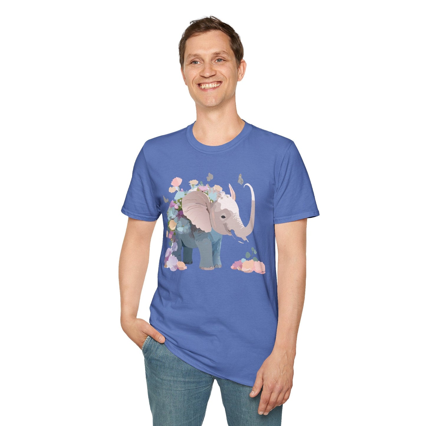 Elephant T Shirt Unisex Softstyle 64000 Elephant Tee Premium Comfort Everyday Wear