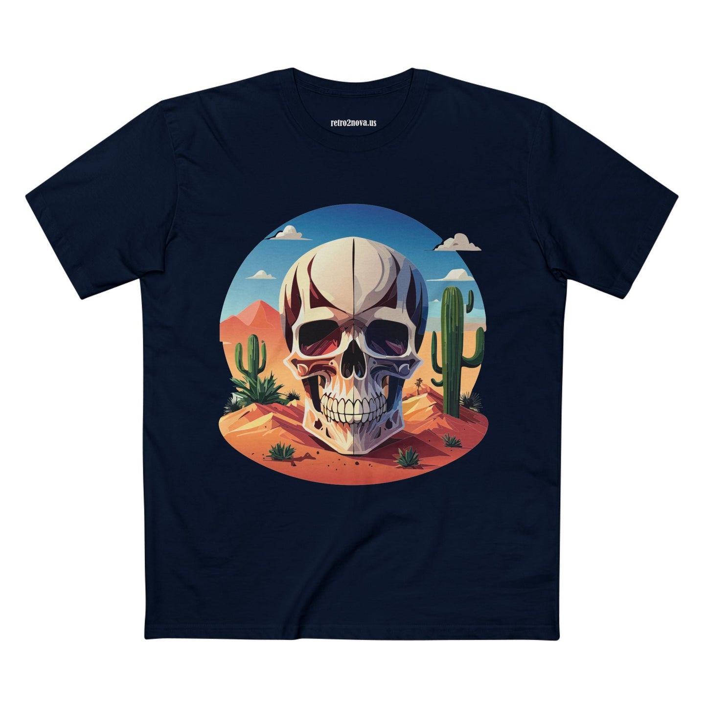 Skull Shirt Unisex Skeleton Tee Premium Cotton With Original Art By Retro2Nova Official
