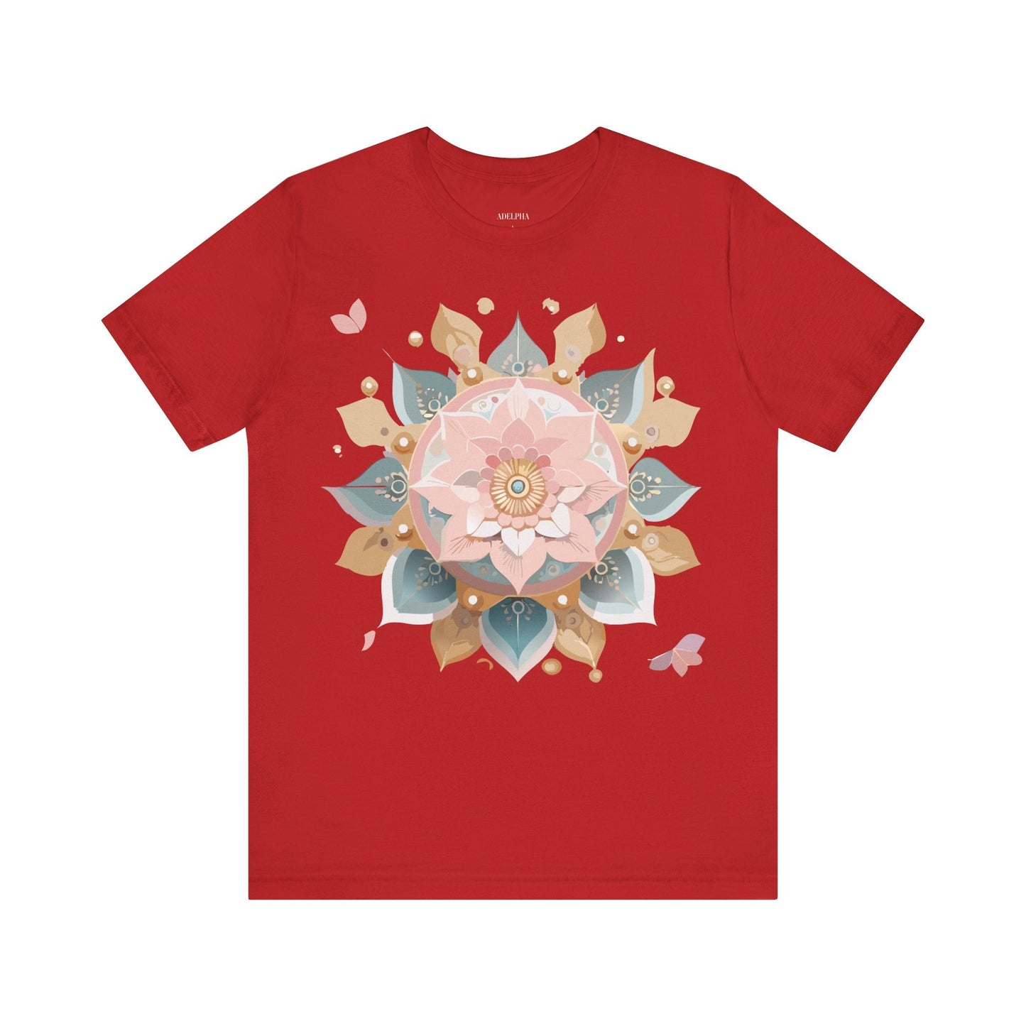 Adelpha Mandala Graphic Tee Unisex Vintage Inspired Art Design Shirt Premium Comfort