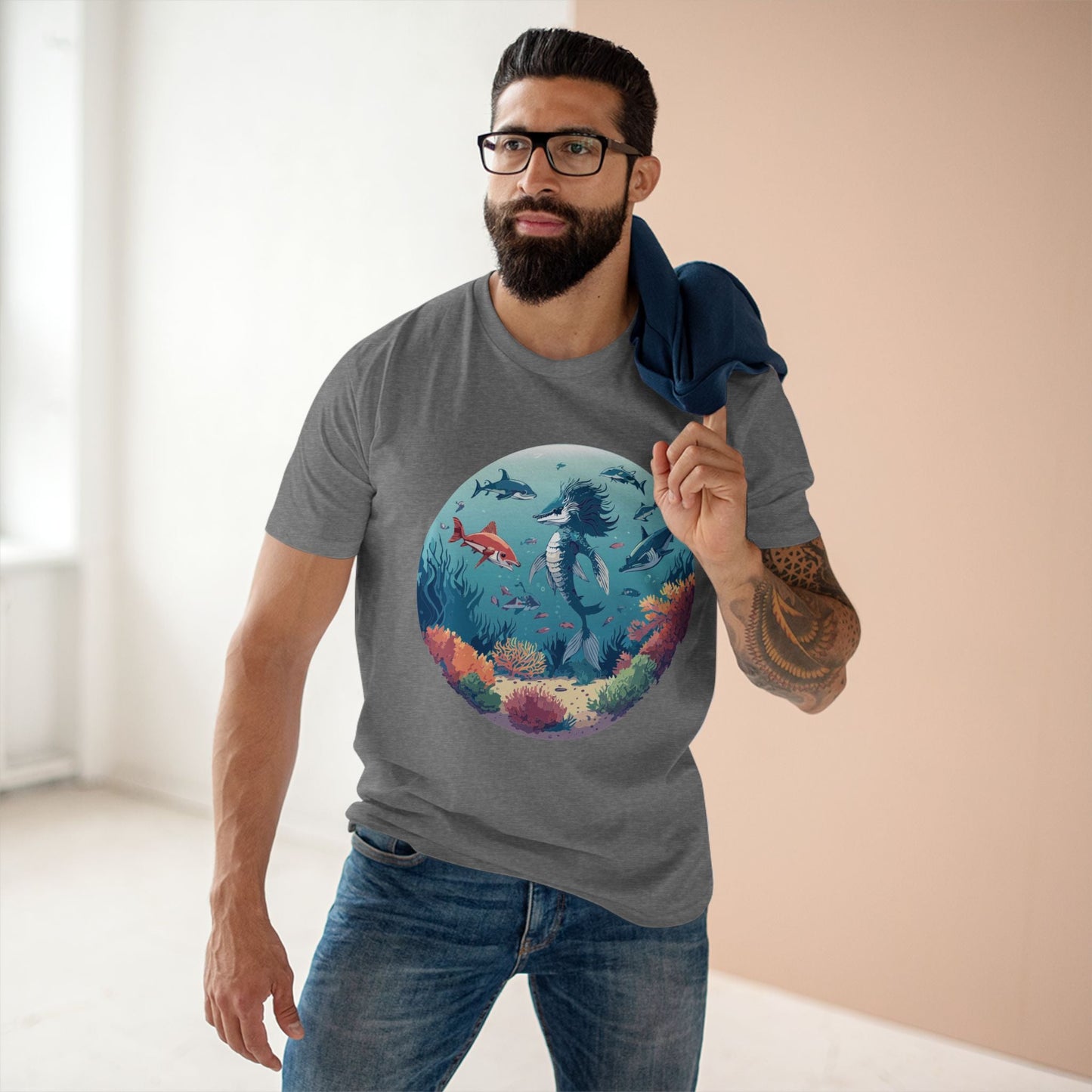 Ocean Shirt Ocean Pacific OP 15 Unisex Premium Cotton Tee With Original Art Design