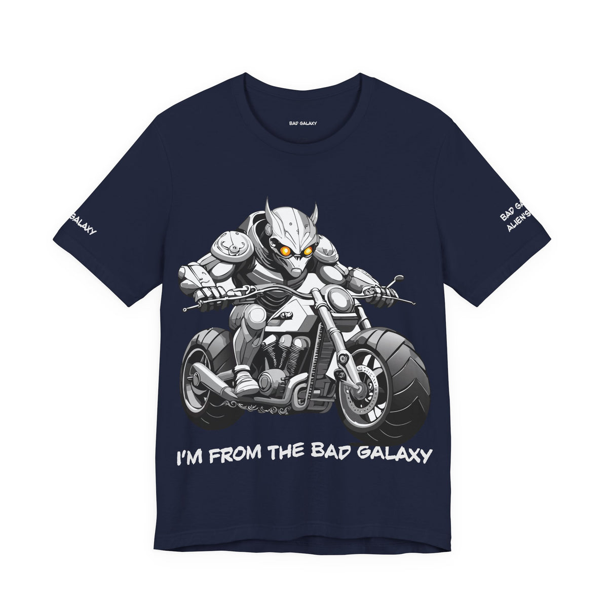 Alien Graphic Unisex Cotton Bella+Canvas Tee with Art Design b79