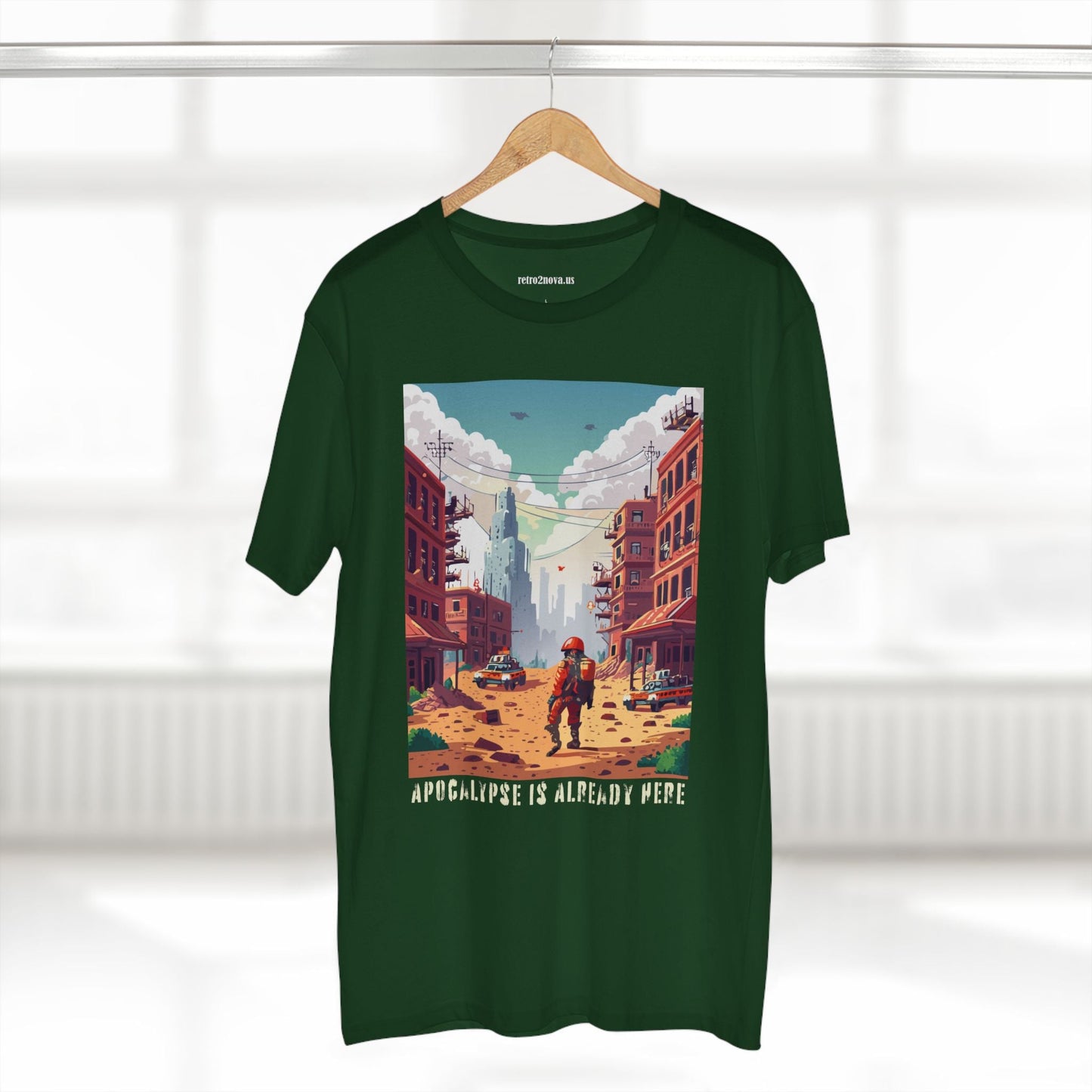 Cataclysm Doomsday Shirt Unisex Premium Cotton Tee With Original Art Design Retro2Nova