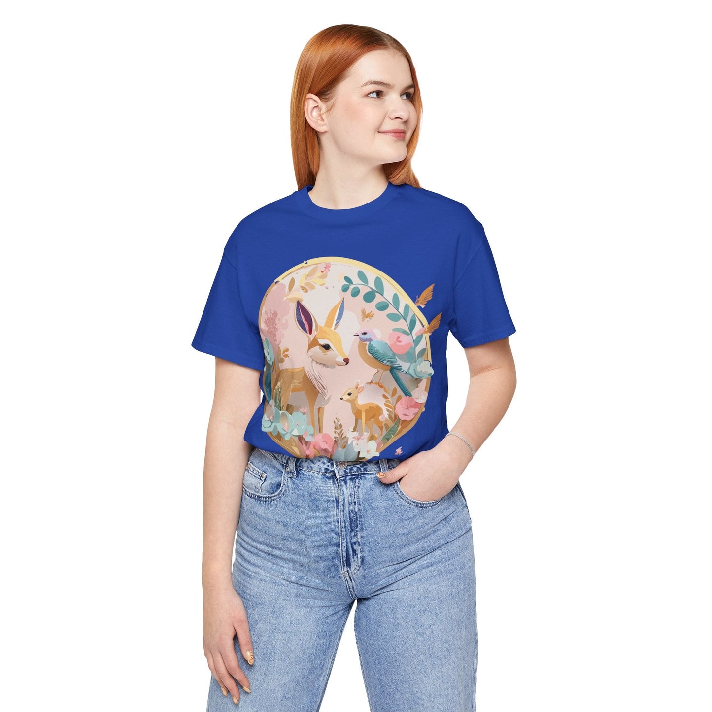 Adelpha Medallion Graphic Tee Unisex Short Sleeve Shirt Vintage Inspired Art Design