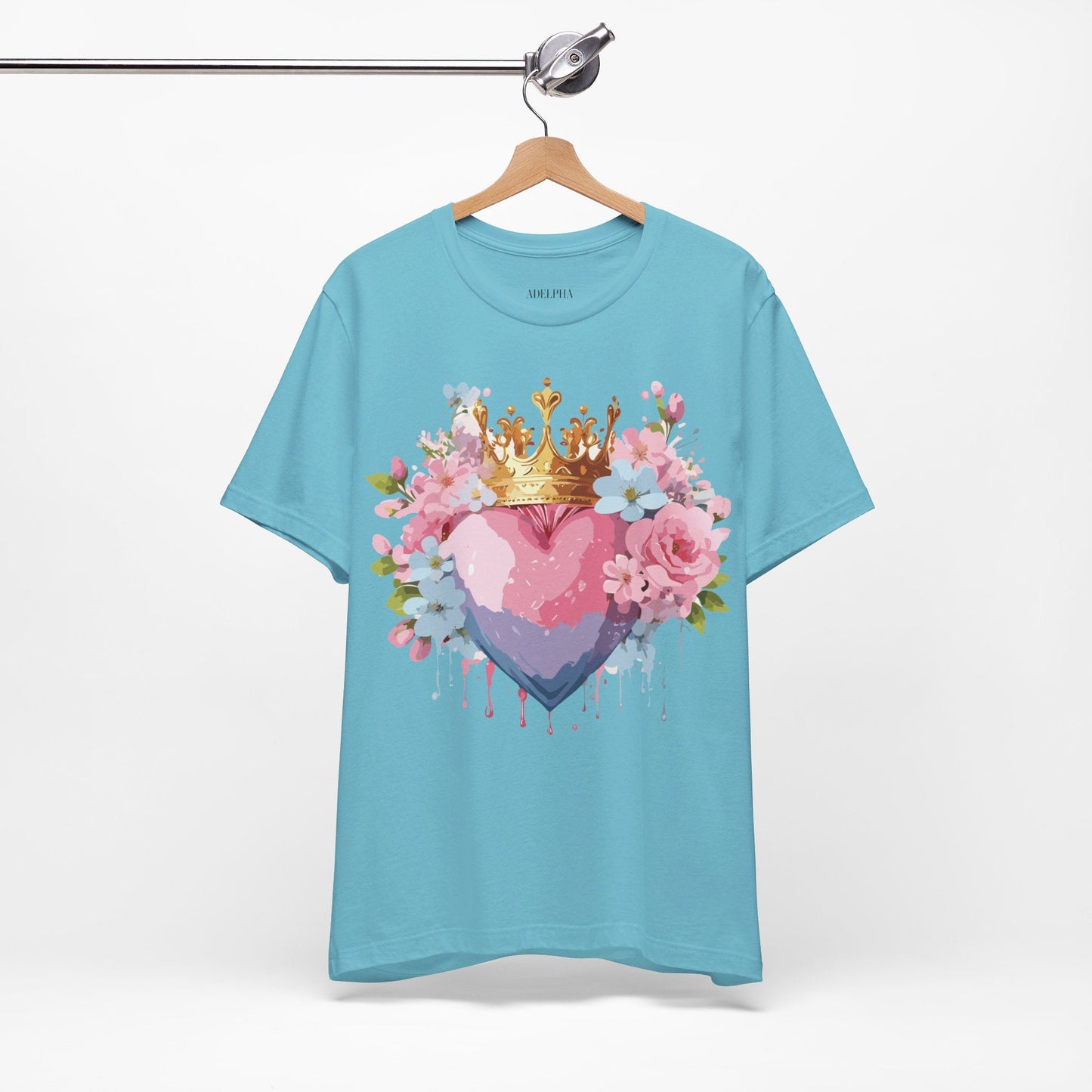 Valentine Graphic Tee Unisex Jersey Short Sleeve Adelpha Vintage Inspired Artwork