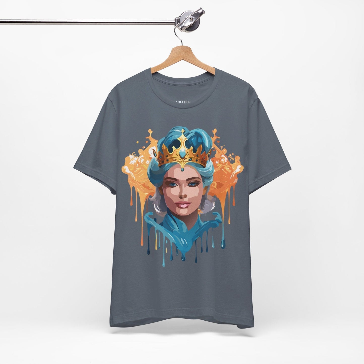 Queen Graphic Tee Unisex Jersey Short Sleeve Premium Quality Adelpha Vintage Inspired Artwork