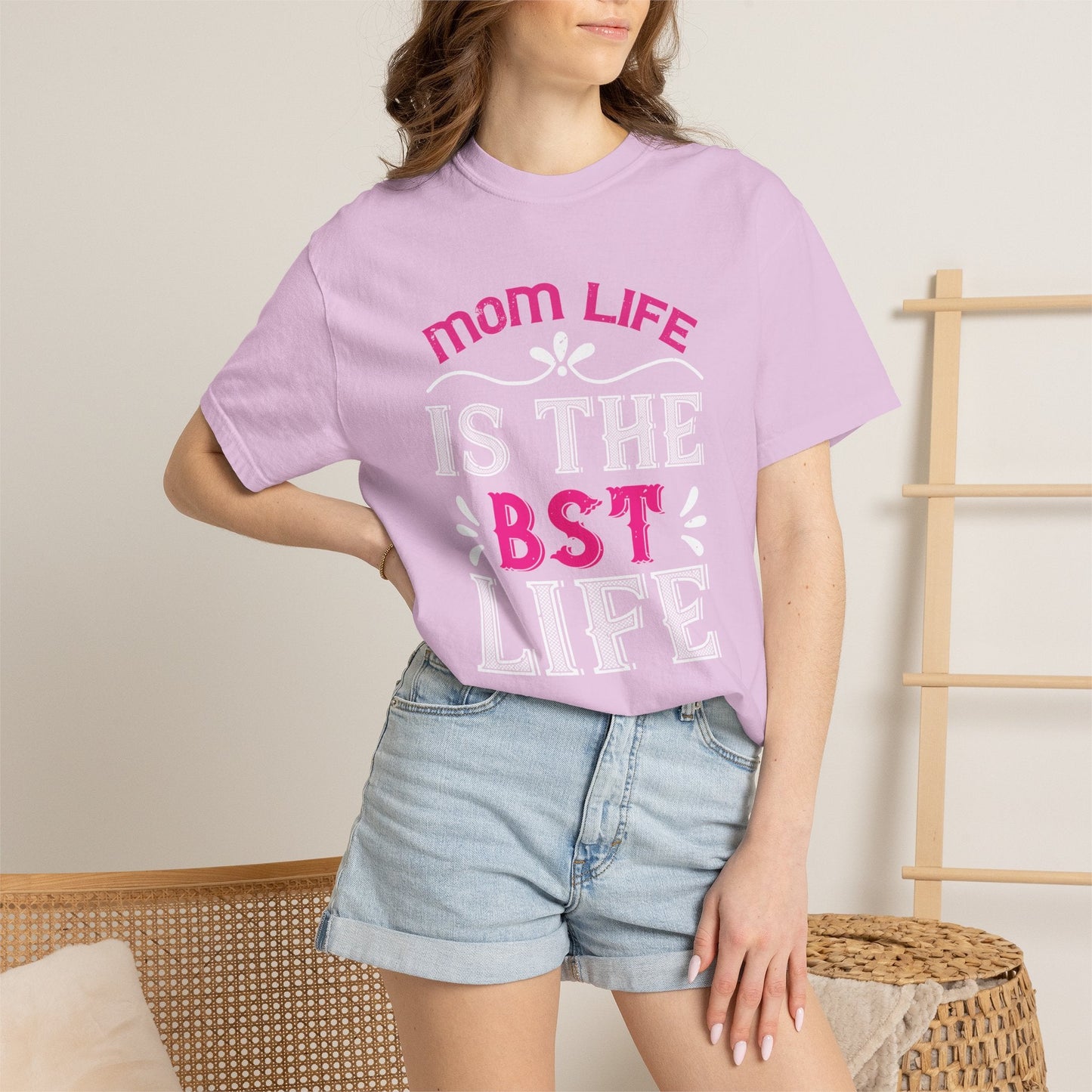 Mom T-shirt Mother Day Mama Tee Unisex Comfort Colors Garment-Dyed Cotton h79