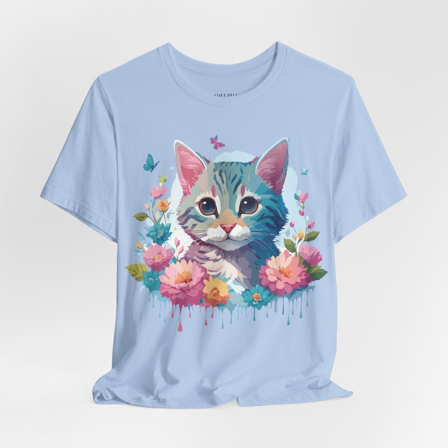 Cat Graphic Tee Unisex Jersey Short Sleeve Shirt Adelpha Art Design