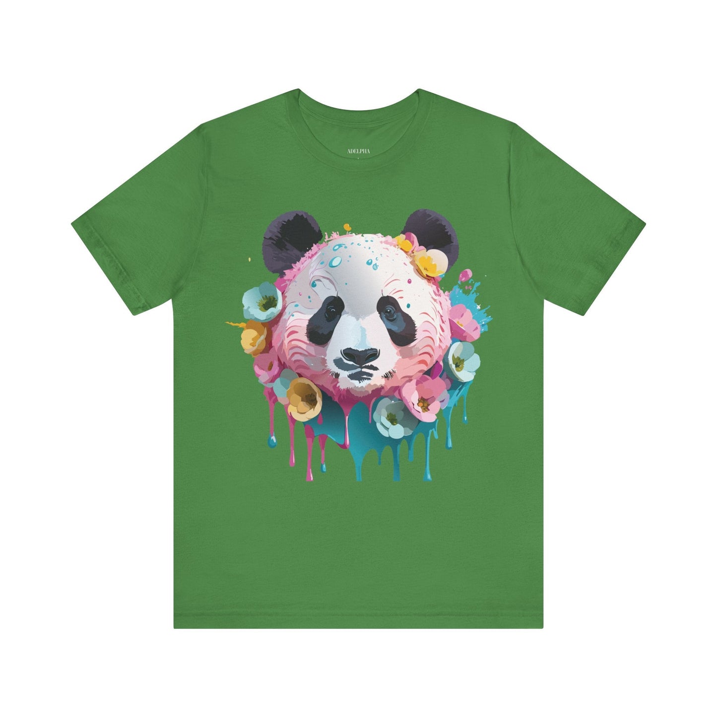 Panda Graphic Unisex 100 Cotton Vintage Art with Animal T-Shirt 5