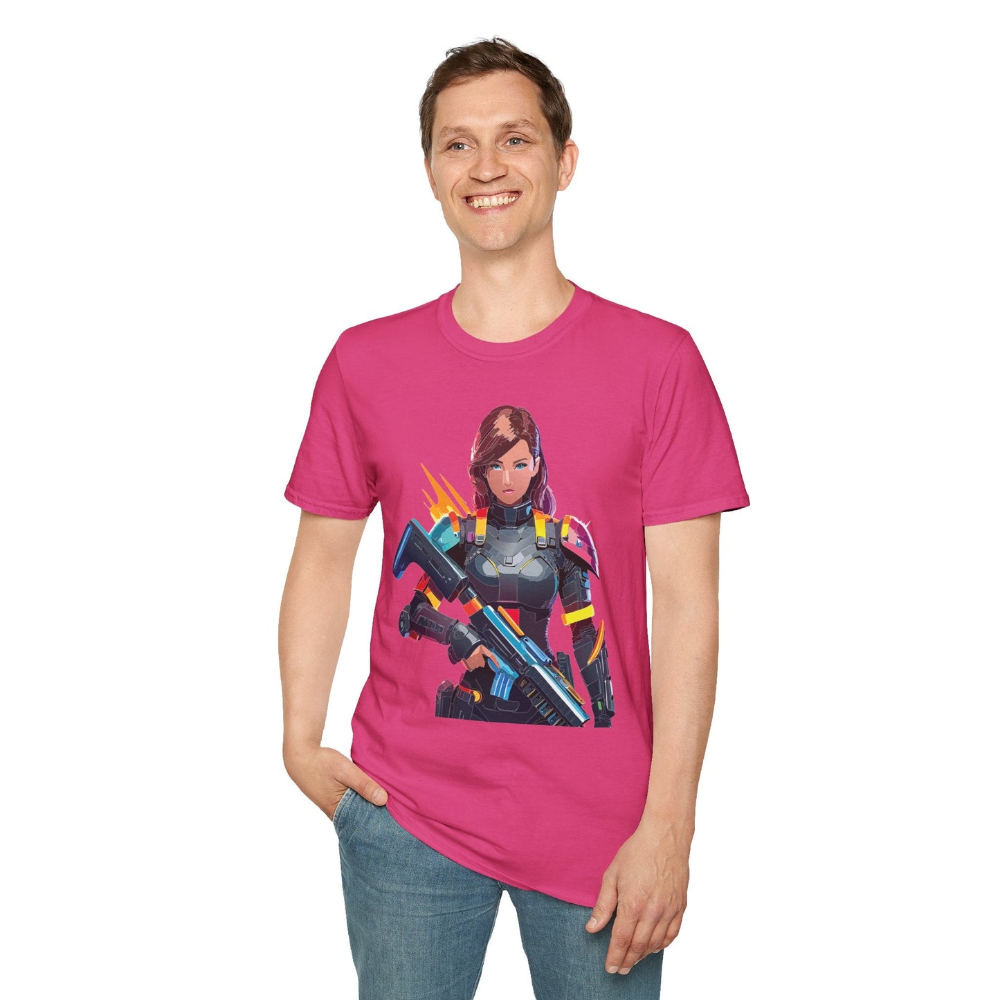 Robocop Graphic Unisex Cotton With Cyber Man Artwork Tee 8
