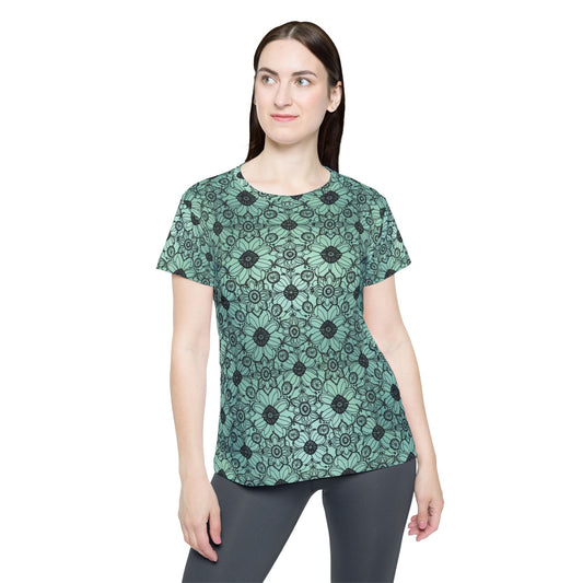 Lace Print Poly Shirt, Poly Shirt with Lace Print, Lace Shirt 28