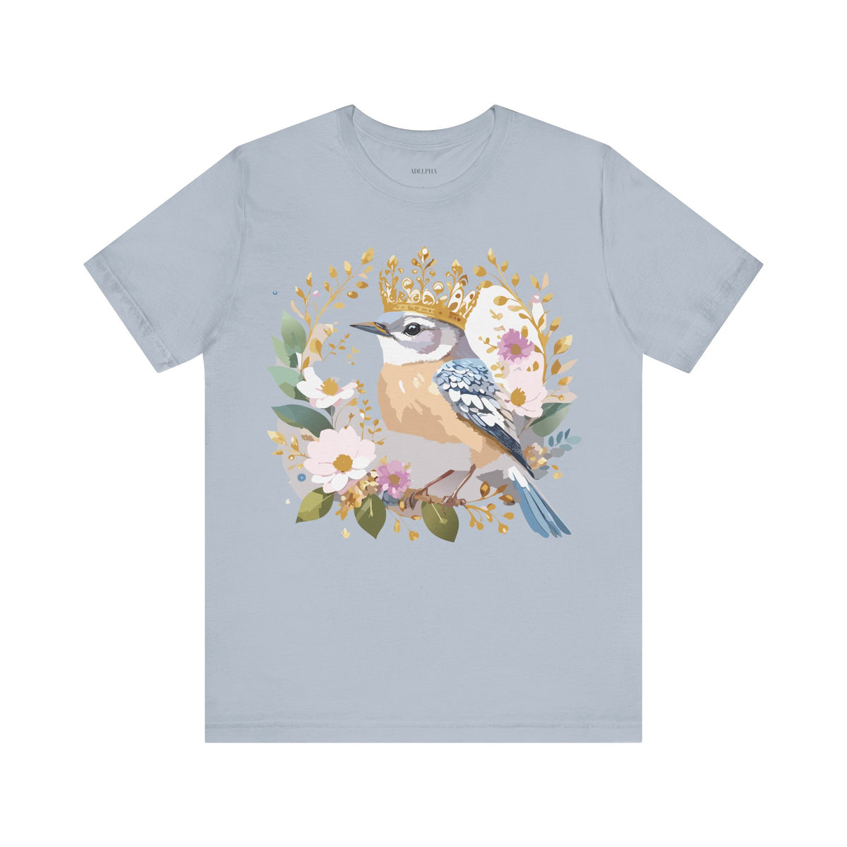 Medallion Graphic Unisex Cotton Bella+Canvas Tee with Art Design d50