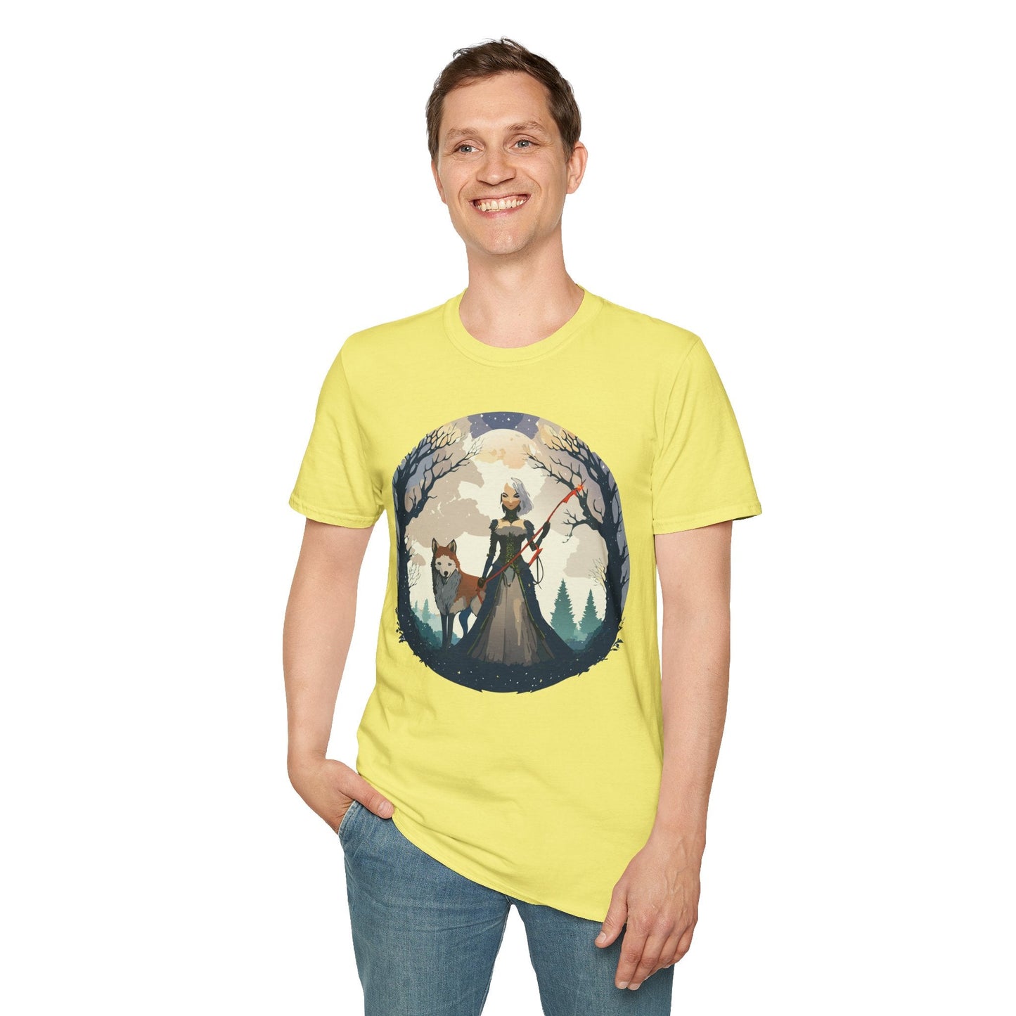 Womens Graphic T Shirts Ladies Art Design Tee Unisex Softstyle Cotton Tee Everyday Comfort