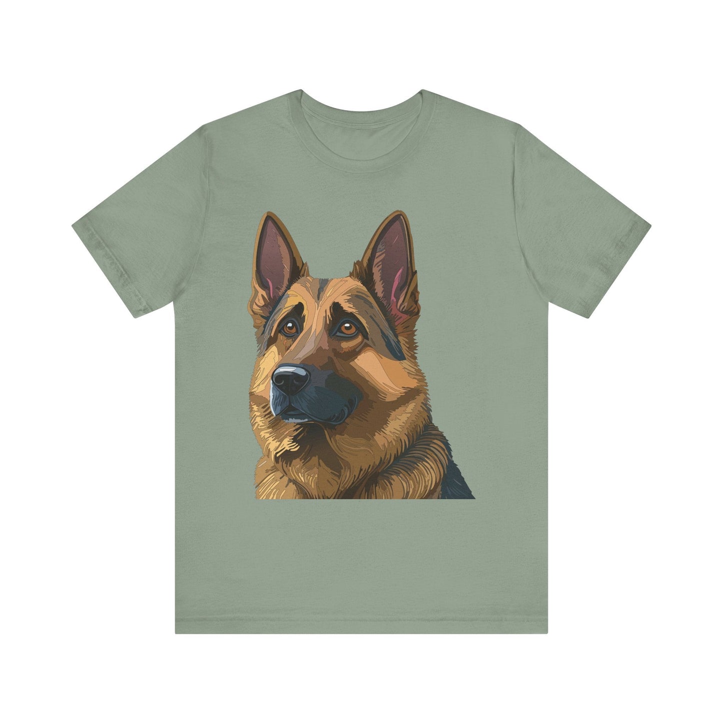 Unisex Animal Shirt With Art Design Tee Wild Animals Print Short Sleeve Comfort Tee
