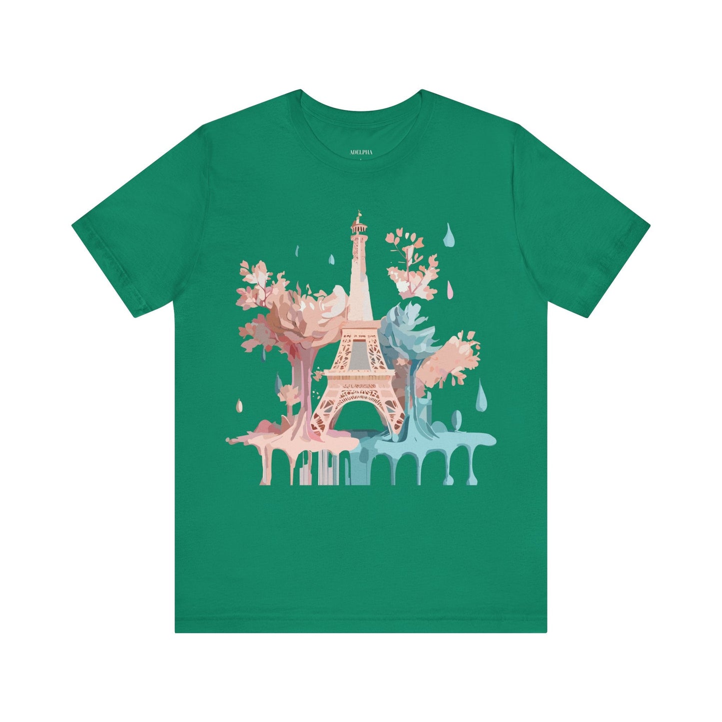 Unisex Paris Graphic Tee By Adelpha Vintage Inspired Tourist Shirt Short Sleeve Collection