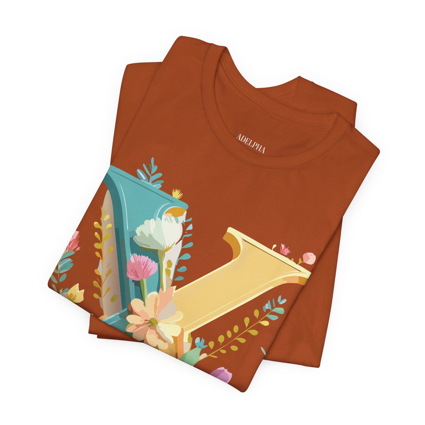 Letter X Shirt Unisex Graphic Tee Adelpha Vintage Inspired Artwork Short Sleeve Edition