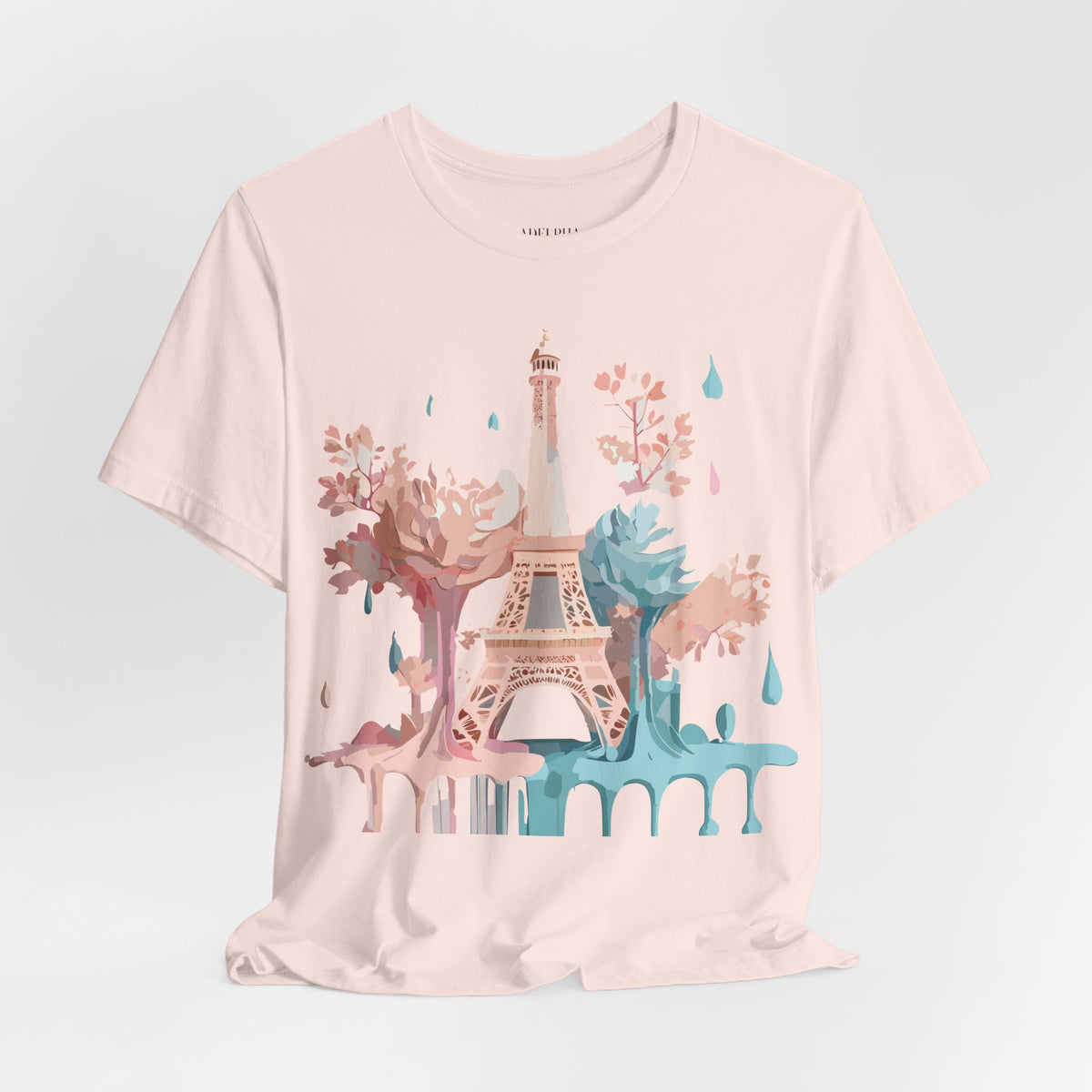 Unisex Cotton Bella+Canvas Tee with Paris