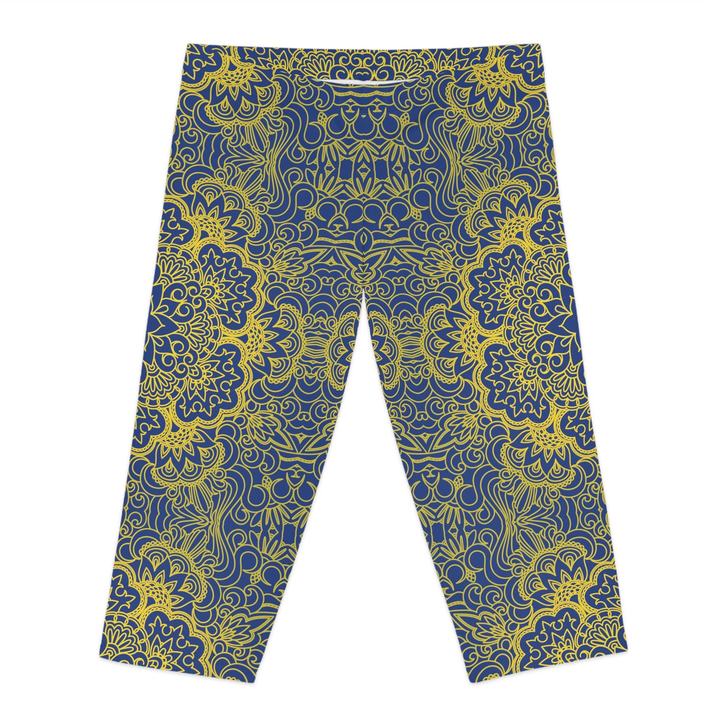 Leggings capri con estampado tradicional