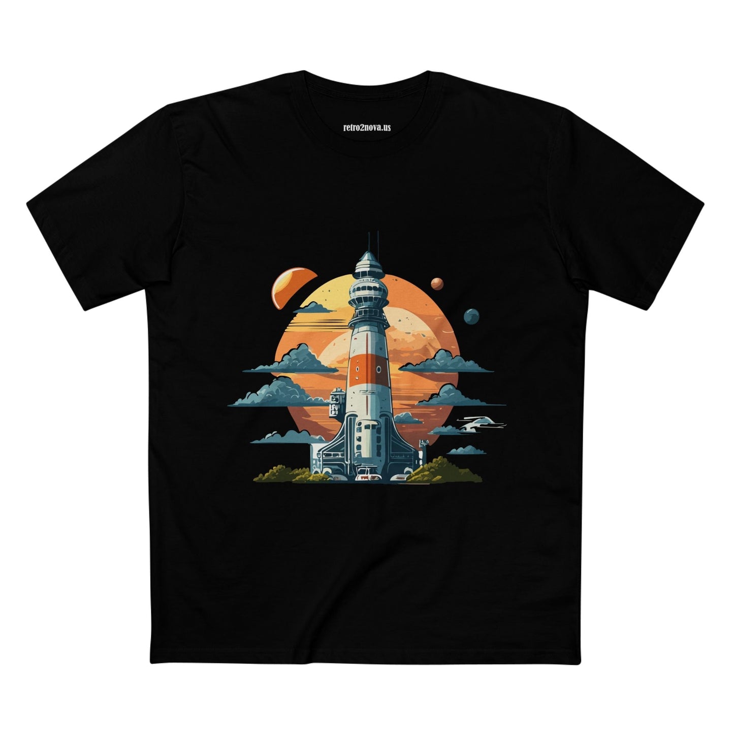 Cosmos Shirt CS3 Unisex Premium Cotton Tee With Original Art Design By Retro2Nova