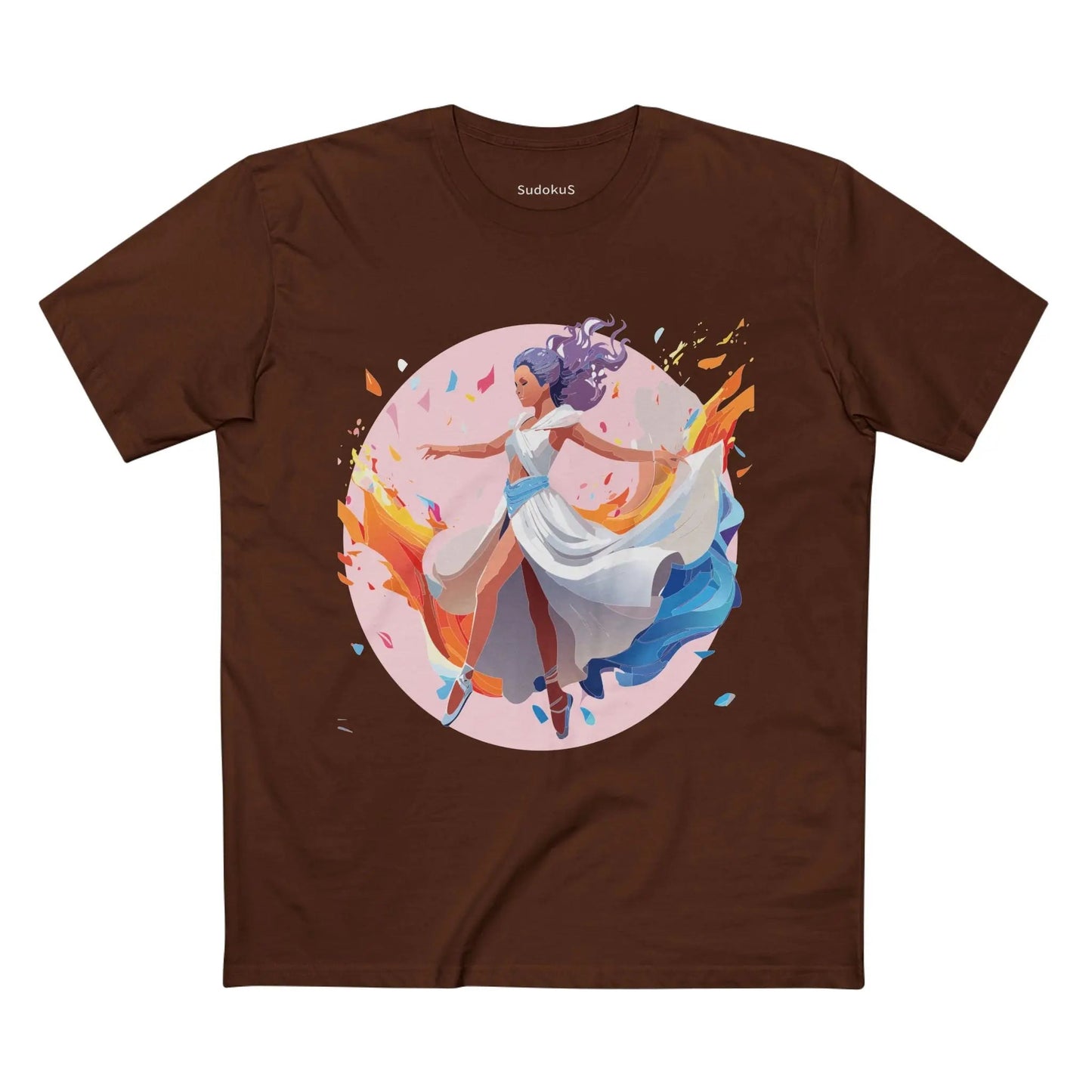 Dancer Graphic Unisex 100 Cotton Staple Tee 9