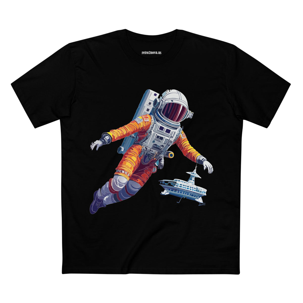 Cosmos Astronaut Graphic Tee Staple Unisex 100 Cotton Tee Shirt - CS-21