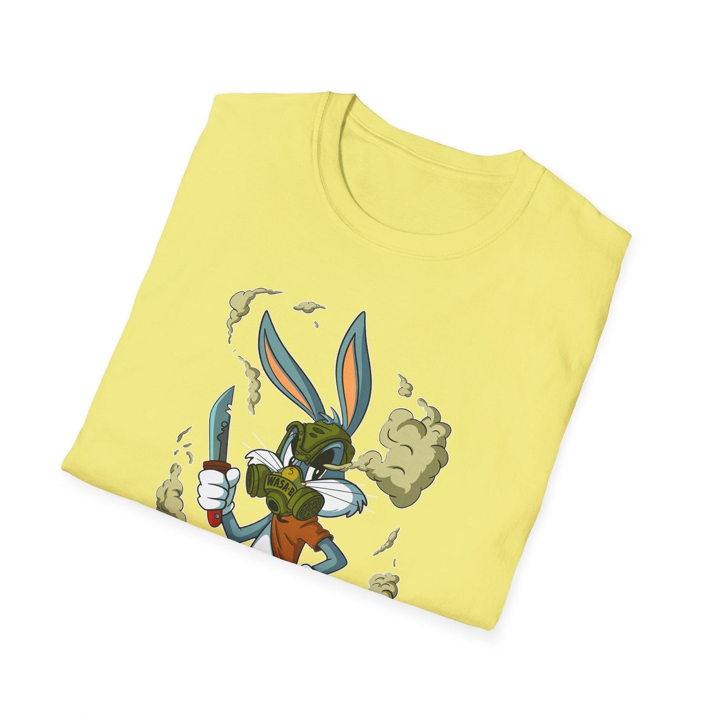 Bugs Bunny T Shirt Unisex Cartoon Graphic Tee Softstyle Gildan 64000 Short Sleeve
