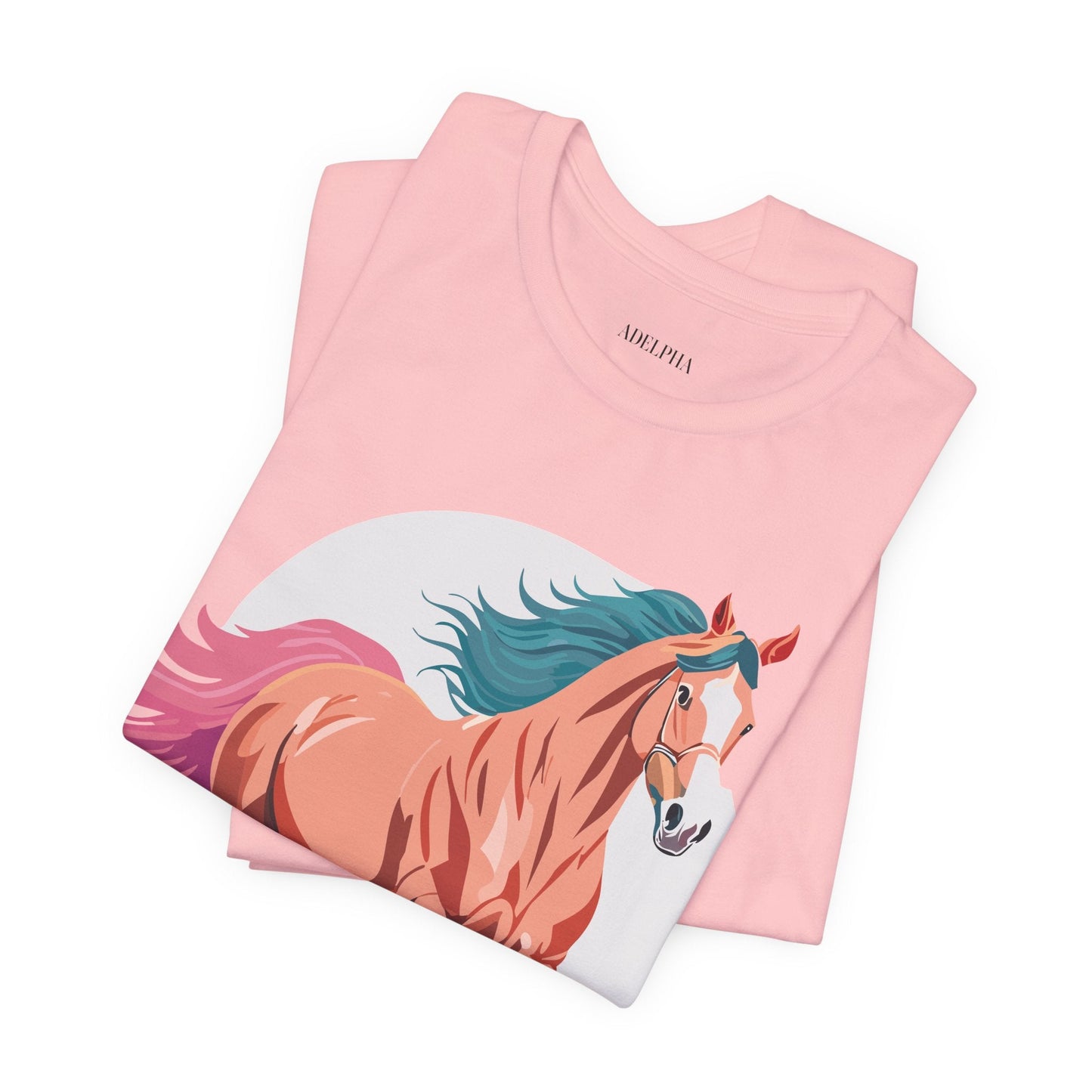 Horse Graphic Unisex 100 Cotton Vintage Animal Art T-Shirt 19