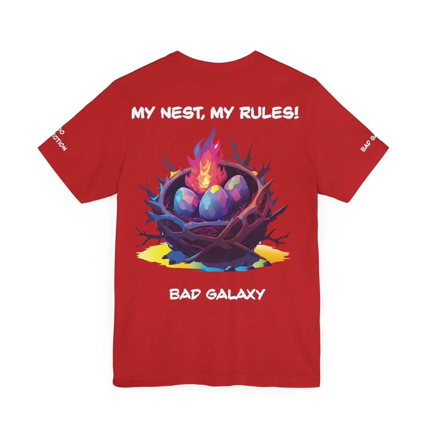 Animal T Shirt Bad Galaxy Made To Order 100 Percent Cotton Eco Friendly Non Toxic Inks USA
