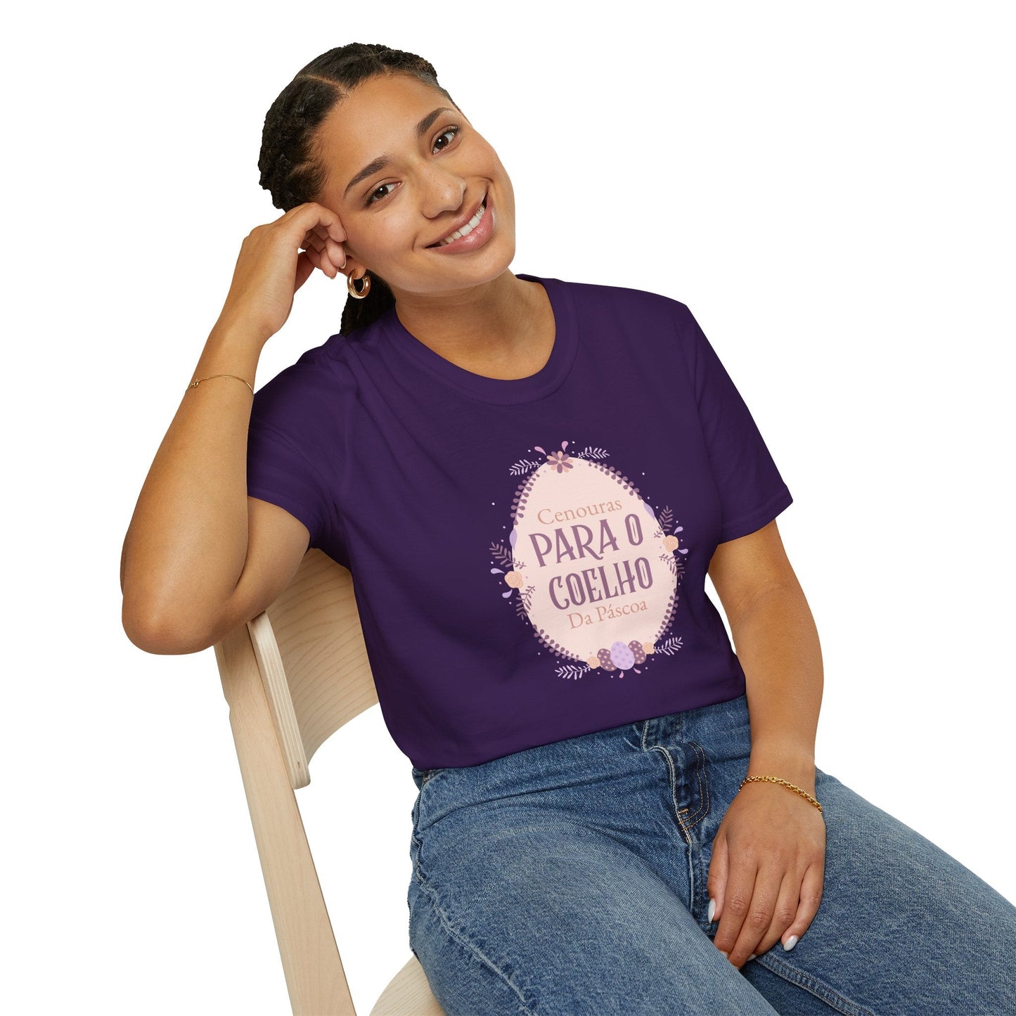 Easter Egg T Shirt Unisex Softstyle Short Sleeve Tee With Easter Signature Prints And Design