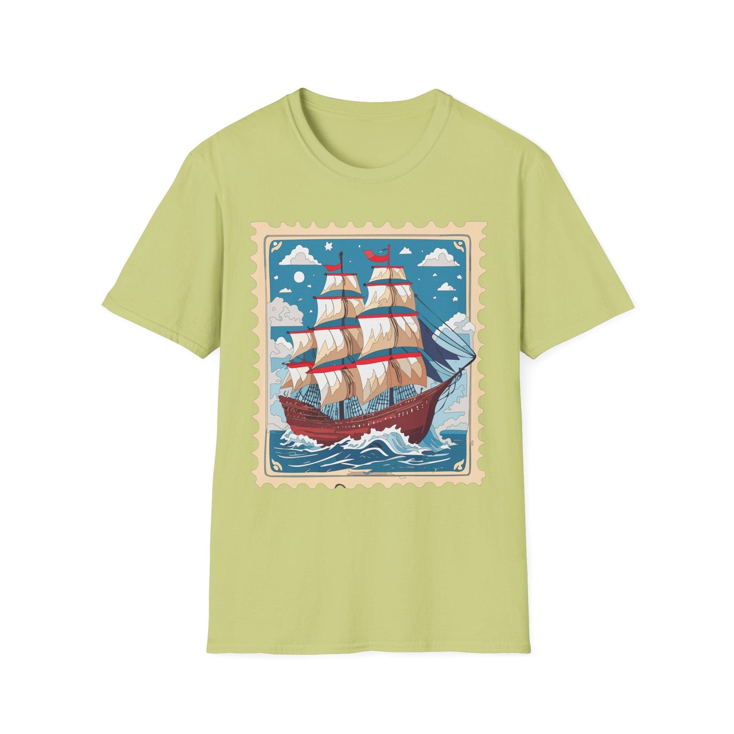 Unisex Softstyle Gildan 64000 Short Sleeve T Shirt Vessel Ship Frigate Tee For Everyday Comfort