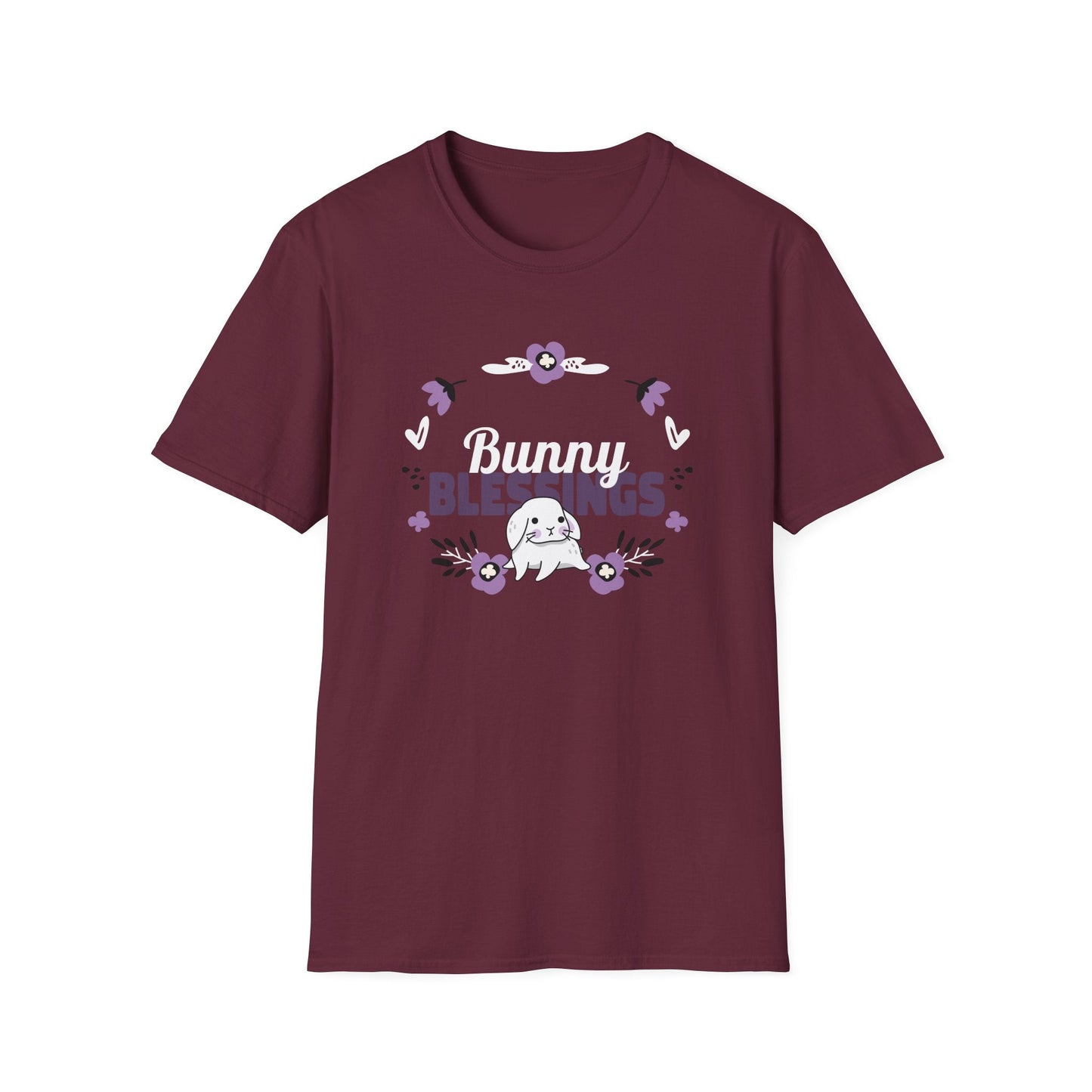 Easter Bunny T Shirt Unisex Gildan Softstyle 64000 Tee With Easter Signature Design