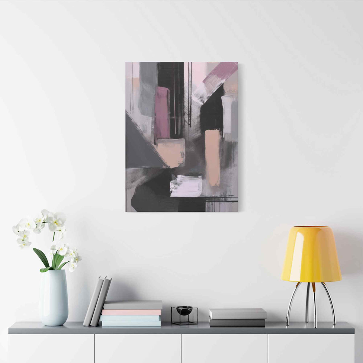 Abstract Geometric Painting Print Canvas 20x24,20x30,24x30 24x32,24x36,30x40 32x48,36x48,40x60 Pine-Wood Inner Frame ABS-47