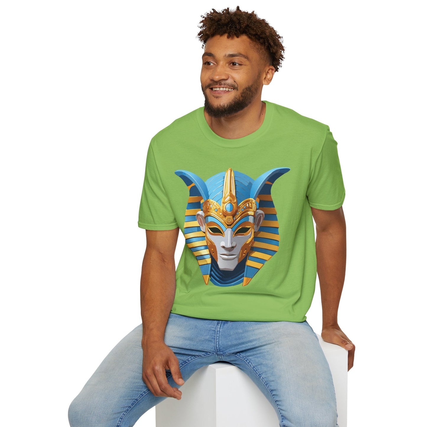 Mask Graphic Unisex Cotton Masquerade Design Artwork Tee 21